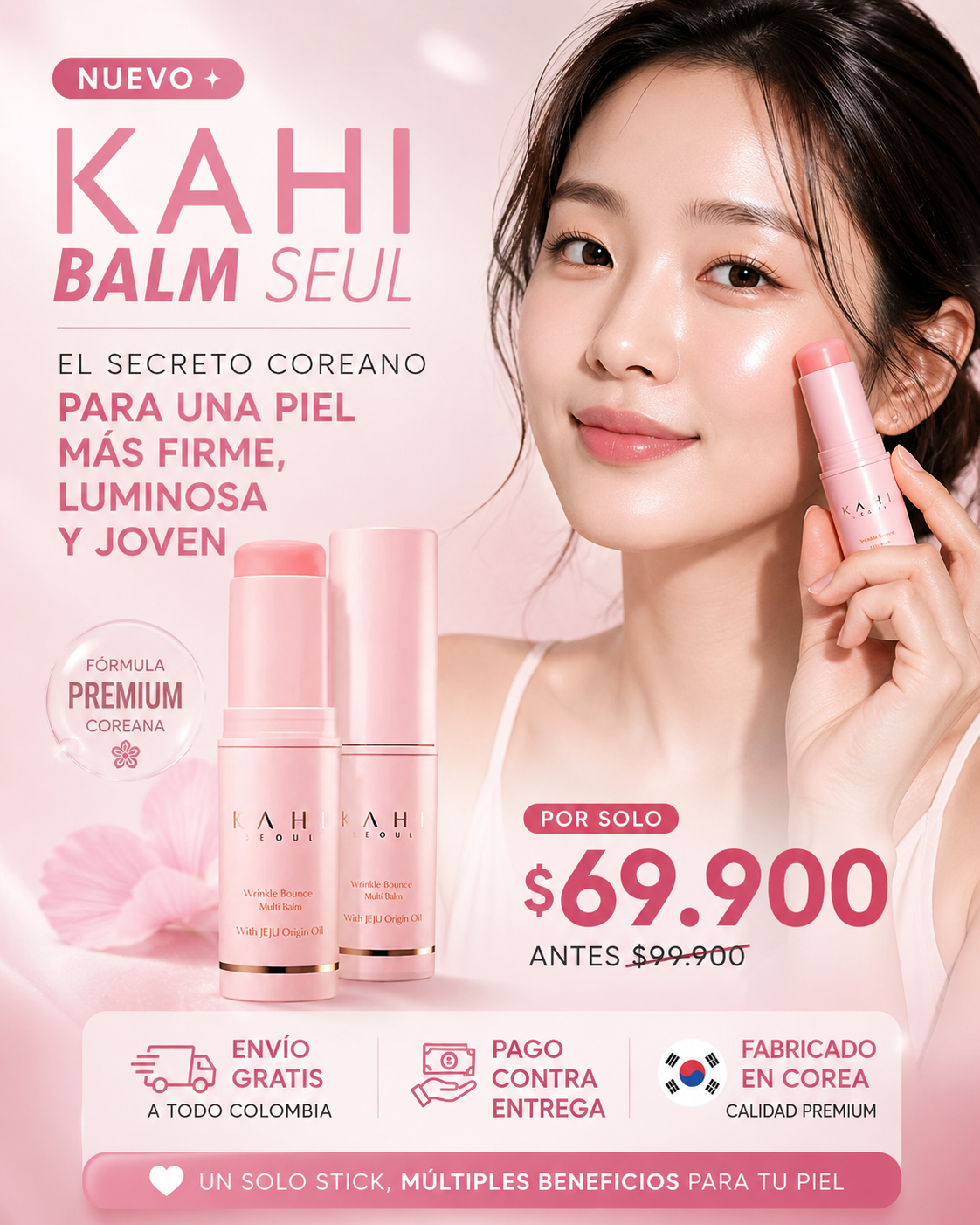 Balsamo En Barra Hidratante Kahi Facial